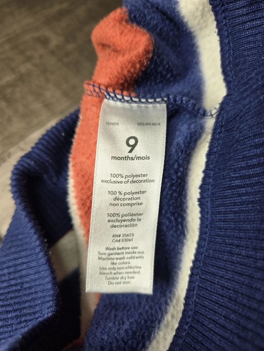 Carters carter size